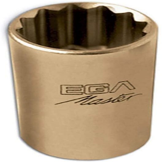3/8" 12 mm Long-Reach Non-Sparking Socket, Al-Bronze, 12-Point