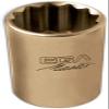 3/8" 12 mm Long-Reach Non-Sparking Socket, Al-Bronze, 12-Point view 1
