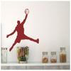 Samunshi Basketball Player Wall Decal 767, 76 x 80 cm, Golden Yellow view 2