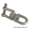 1 pc. Swivel Eye-to-Fork Shackle, 5 x 60 mm, A4 Stainless Steel view 3