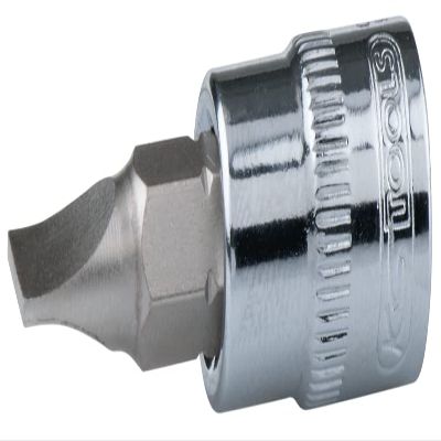 KS Tools 922.3880 Ultimate Socket Screwdriver, 3/8 in, Slotted, 50 mm, 8 mm