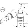 KS Tools 922.3880 Ultimate Socket Screwdriver, 3/8 in, Slotted, 50 mm, 8 mm view 2
