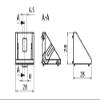 Angle Bracket 30, B-Type Slot 8, Pack of 4 view 3