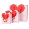 Miya 3-Piece Small Pink Heart Gift Bag Set, 15 x 14 x 7 cm view 1