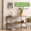 banjado Designer Stainless Steel Key Cabinet for 10 Keyrings, 24 × 21.5 × 7 cm, Soraya Design view 4