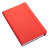 nuuna Design Notebook – "Heaven M" – Smooth Bonded Leather, Softcover, Dot Grid, Elastic Band, 176 Pages Premium Paper, A5, Red view 1