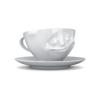FIFTYEIGHT PRODUCTS Coffee Cups, Set of 2 with Napkins, 200 ml, Kissing + Happy view 4