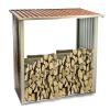 Firewood Rack - Rack Made of Hot-Dip Galvanized Steel Sheet view 1