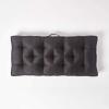 Homescapes Sofa Seat Booster for 2-Seater, Black, 100 x 48 x 10 cm view 3