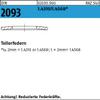 DIN 2093 Disc Springs 25 x 12.2 x 0.9, 1.4310/1.4568, 200 pcs view 2