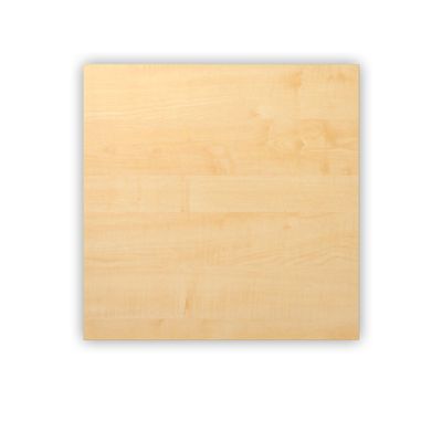 bm 80 x 80 cm Maple Tabletop, Scratch-Resistant Particleboard Desk Top with ABS Edge