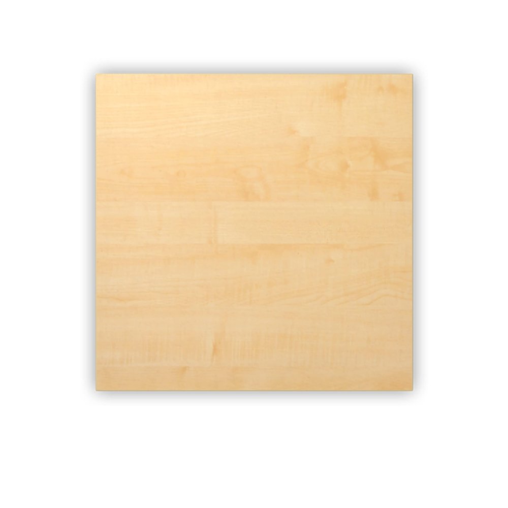 bm 80 x 80 cm Maple Tabletop, Scratch-Resistant Particleboard Desk Top with ABS Edge
