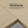 bm 80 x 80 cm Maple Tabletop, Scratch-Resistant Particleboard Desk Top with ABS Edge view 2