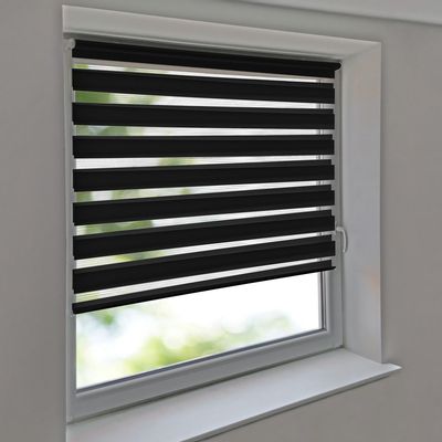 Easy-Shadow Universal Duo Roller Blind, 135 x 190 cm, Anthracite