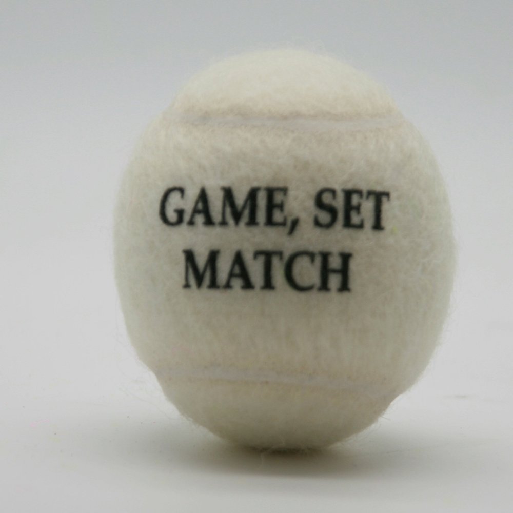 prices Game Set Match Tennis Balls, 1 x 4-Ball Tube, Type 2, Made in the UK, White