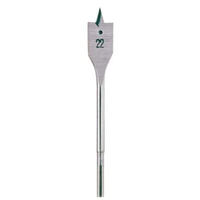 Flat Wood Drill Bit, 3-Sided Shank, 24 mm