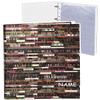 Certificate Binder – Modern Silver Retro Factum Design, Personalized view 1