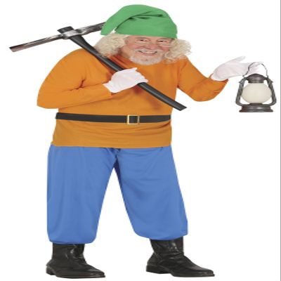 Fiesta Guirca Seven Dwarfs Gnome Costume for Men, One Size
