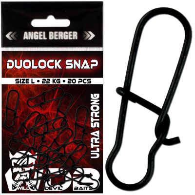 Wild Devil Baits Duolock Snap Clips (S)