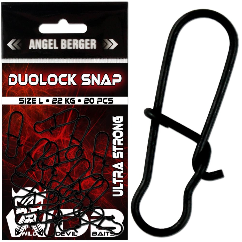 Wild Devil Baits Duolock Snap Clips (S)