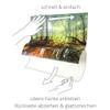 ARTland Wall Décor Self-Adhesive Vinyl Wall Decal, Tuscany Landscape Window View, Mediterranean Italy T4MP view 4