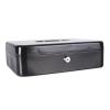 DONAU 5234001PL-01 Extra-Large Cash Box, 300 x 90 x 240 mm, Black view 1
