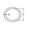 Stainless Steel Ring, Welded and Polished, 5 mm, 50 mm, AISI 316/A4 view 2