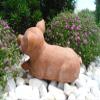 STEINFIGUREN SPICKER Stone Pig Figures, Set of 2, Terracotta Patina view 4