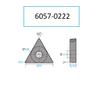 hhip TCGX LH Carbide Inserts, 3/8" IC, 0.031" Radius, 1 view 2