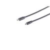 S/CONN maximum connectivity USB 2.0 Type-C 3.1 to Mini USB 5-Pin B Cable, 1 m, Black view 1