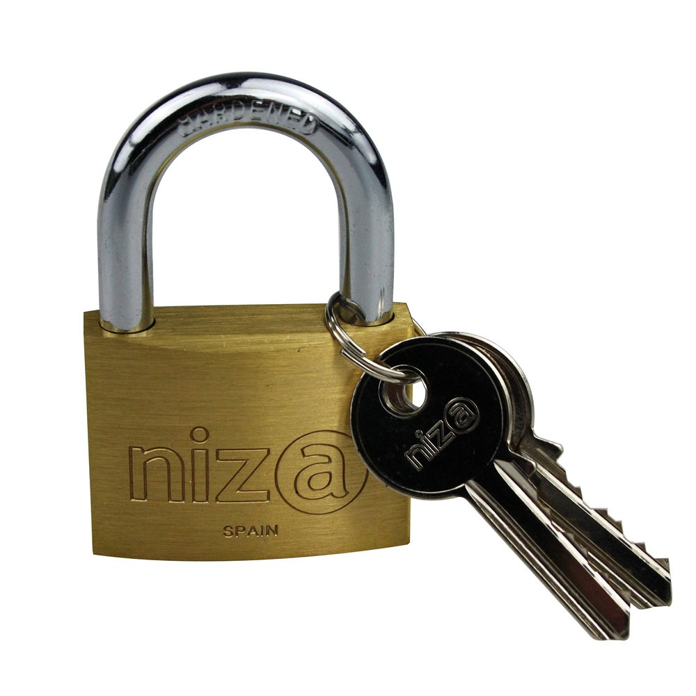 MS Beschläge Brass Padlock, 60 mm