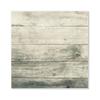banjado Magnetic Board 50 x 50 cm, Metal Memo Board with 4 Magnets & Mounting Set - Gray Planks view 1