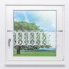Plauener Spitze Loop Café Curtain (W x H) 105.3 x 32 cm, White view 1