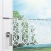 Plauener Spitze Loop Café Curtain (W x H) 105.3 x 32 cm, White view 4