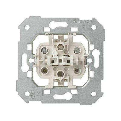 SIMON 75134 39 Double-Pole Switch, 16 A, with Driver