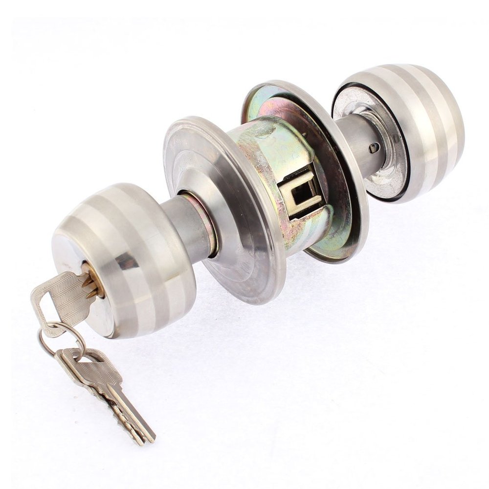 Bathroom Door Privacy Knob Lock Set with Keys
