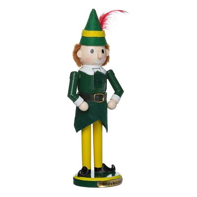 Kurt Adler 27.9 cm Wooden Buddy the Elf Nutcracker