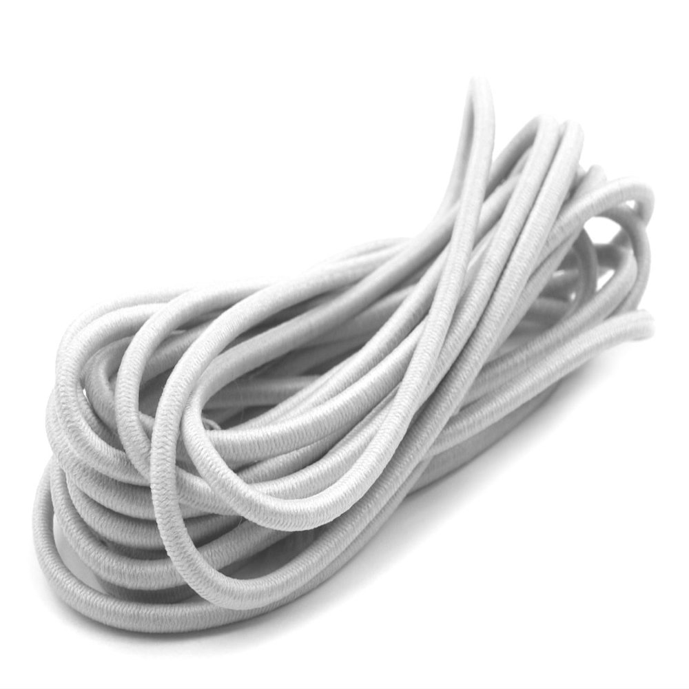Schnoschi 5m Light Gray Elastic Cord 3mm