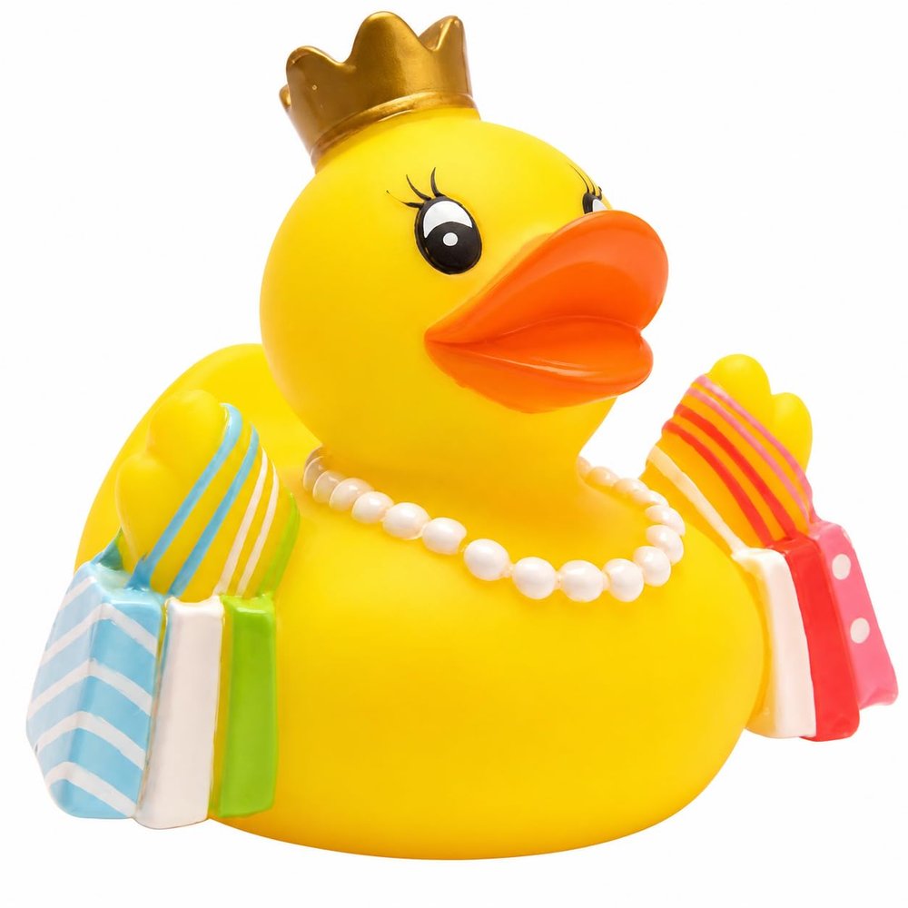 Duckshop Shopping Queen Bath Duck, 8 cm