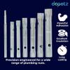 Daptez 6-Piece Plumber's Tap Back Nut Box Wrench Set view 2