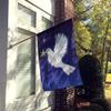 Caroline's Treasures AAH1624CHF Peace Dove with Olive Branch Canvas House Flag, Large, Multicolor view 2