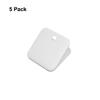 sourcing map 5-Pack Plastic Bag Clips, Food Storage Clips, Memo Clips, White view 2