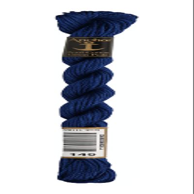 Anchor Perle Cotton Size 5, Ink Blue, 100% Cotton, 5 g Skein