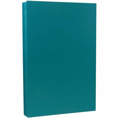 8 1/2 x 14 Blue-Green Paper, Luxpaper (50 Sheets)