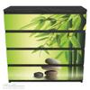 Wallario Furniture Film for IKEA MALM 4-Drawer Chest, Stone Stack in Green view 2