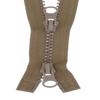 FIM 2-Way Separating Plastic-Tooth Zipper #5, Dark Beige, 65 cm view 1