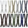 FIM 2-Way Separating Metal Zipper No. 5, Silver, Black (322), 70 cm view 1