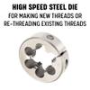 Drill America DWTSR112-5826 Round Die, Special Size, 1.6 cm–6.6 cm view 2