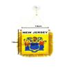 AZ FLAG New Jersey Car Flag 15 x 10 cm 100D Polyester with Suction Cup view 3