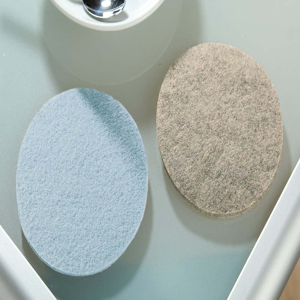 GILDE Round Felt Coasters, 3 mm, 44689
